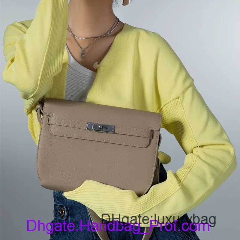 

Top 9A quality Hrems Designer Wholesale kyllie tote bags online store Fashion Bag Womens Underarm 2023 New Genuine Leather Casual Commuter One With Real Logo, Elephant grey