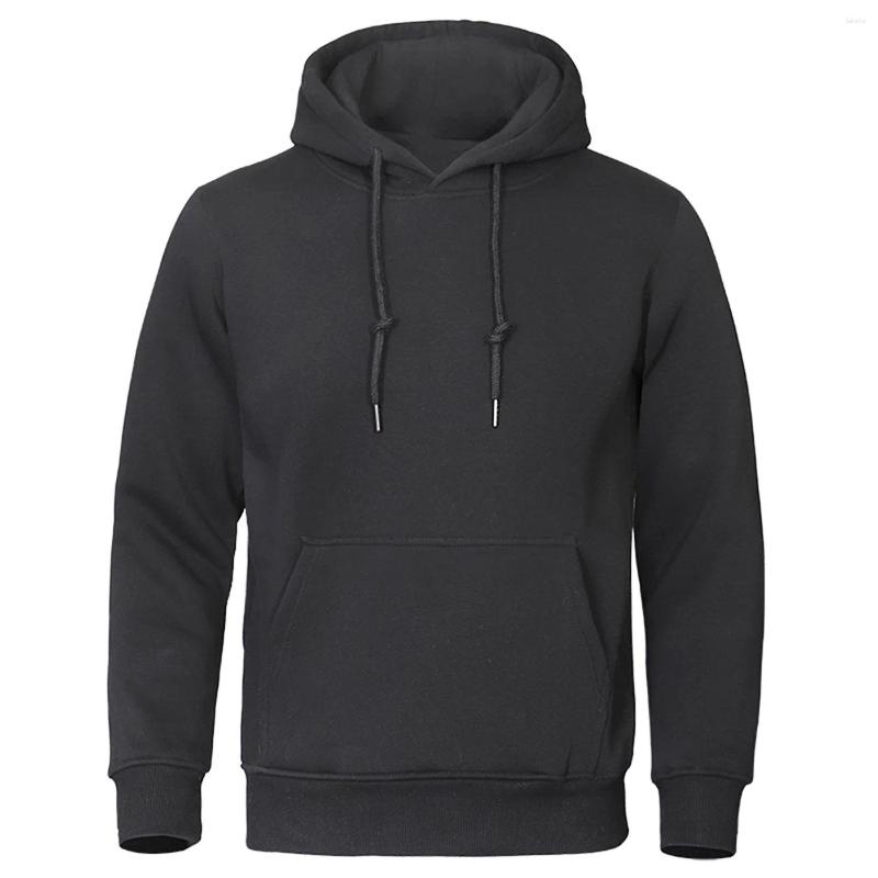 

Men's Hoodies Solid Color Men Fleece Warm Mens Sweatshirt Fashion Streetwear Casual Men's Loose Breathable Pullovers Brand Hoody, Orange