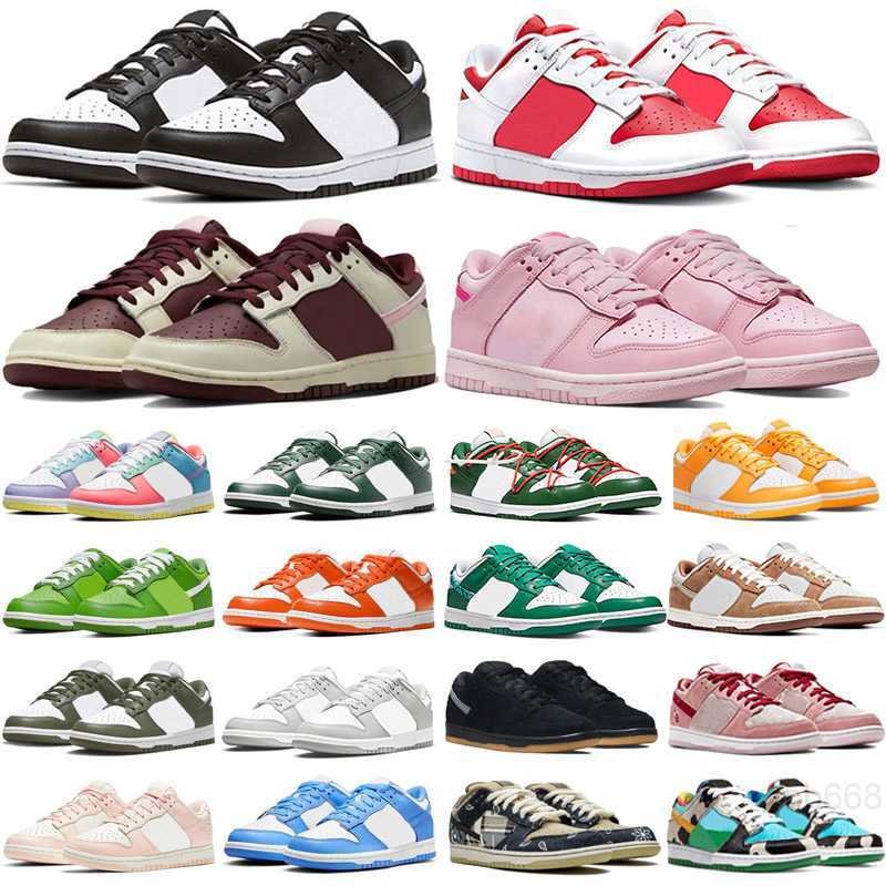 

2023 Designer Casual shoes Men Women sneakers White Black Panda Grey Fog UNC GAI Varsity Green Laser Orange Syracuse Mummy Coast Candy flat sports trainers Eur 36-48, 38