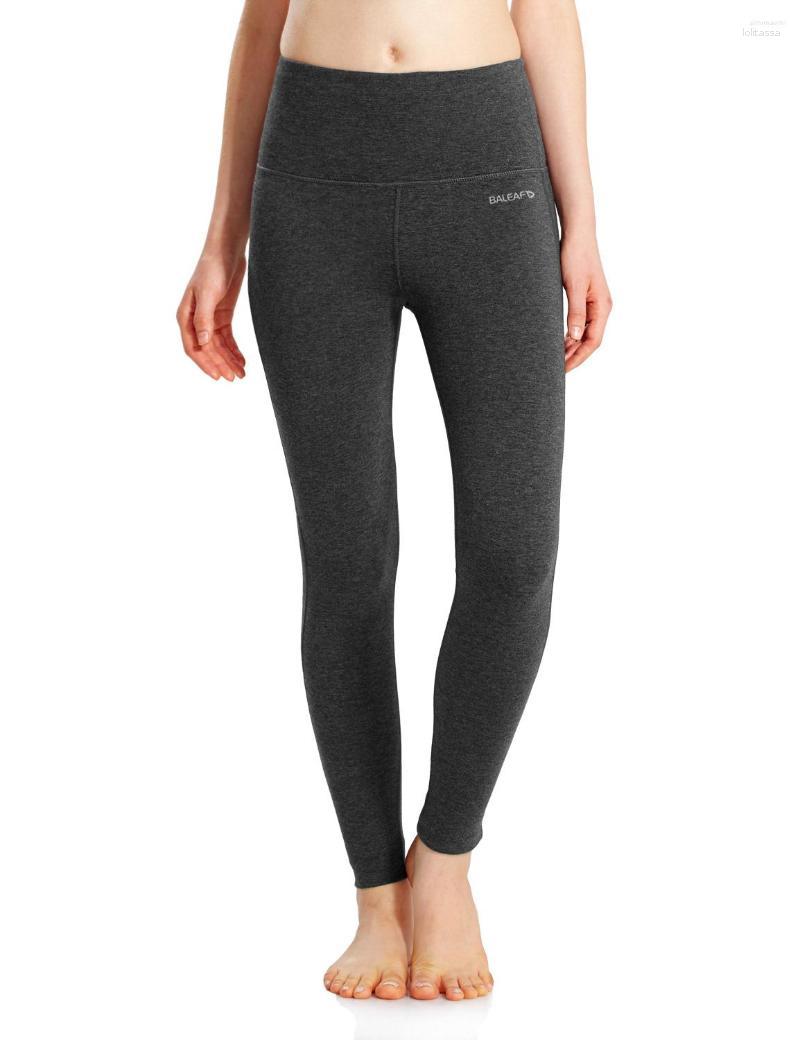 

Active Pants BALEAF Yoga Leggings Women Gray High Waist Gym Clothes Sports Tights Sportswear Workout Outfit For Fitness, Black