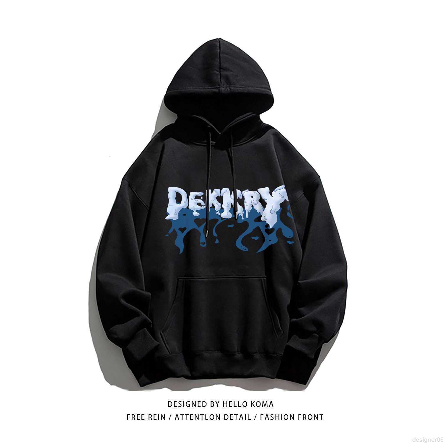 

Hoodie for Men Plam Fashion Angle Cotton Unisex Designer Able 2022 Autumn 2022 Design Loose Long Sleeved Hooded Sweater Women Small Street p H1cw, Treasure blue