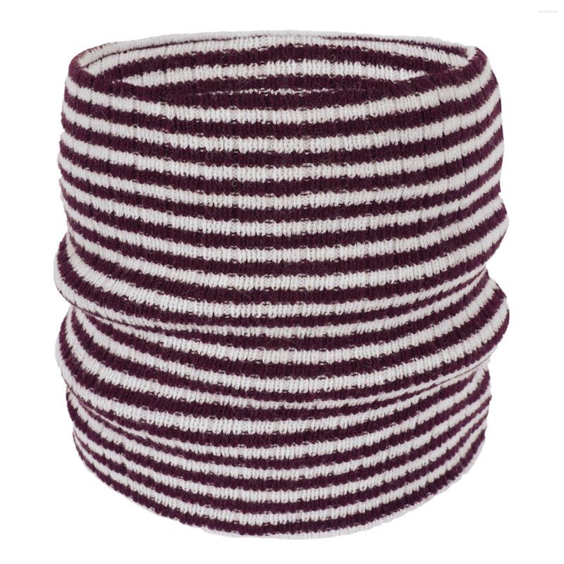 

Scarves Satin Wrap For Natural Hair Striped Neck Autumn And Winter Warm Scarf Knitted Versatile Protection Thin Lot Vintage