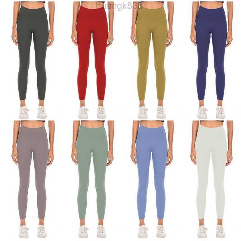 

Women Yoga Leggings Long Outfit Naked Feeling High Waist Woman Sport Pants Fitness Breathable Workout Seamless Designer Girl Gym Trousers Running 2023 Hot Sell Good, 06