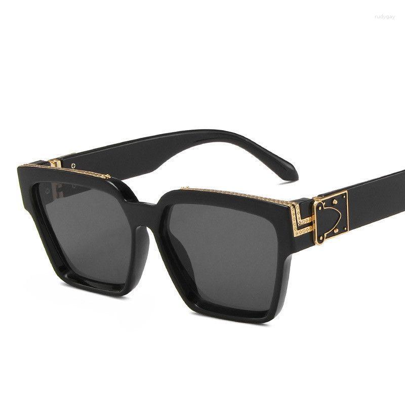 

Sunglasses Mens Round Designer Glasses Eyewear Gold Frame Glass Lens Womens Brand