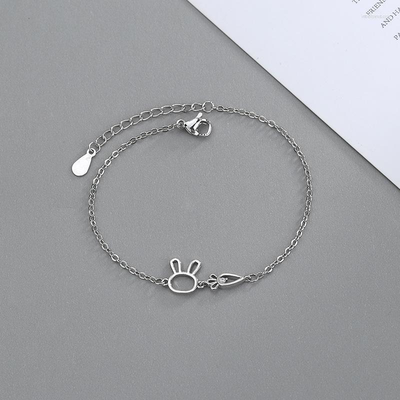 

Link Bracelets Fashion Cute Zircon Carrot For Women Jewelry Gifts