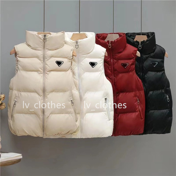 

2023 Autumn/Winter Women's Tank Top Fluffy Jacket Sleeveless Designer Jacket Women's Coat Matte Slim Fit Thickened Warm Couple Men's Coat Street Apparel S-2XL