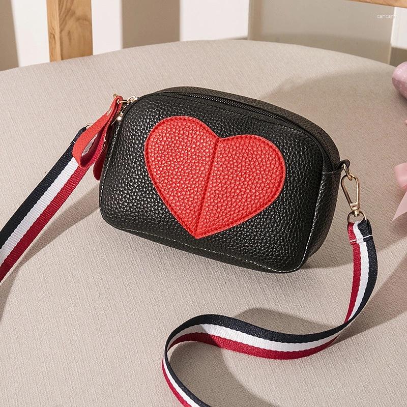 

Evening Bags Fashion Exquisite Women Crossbody Bag Multicolored Heart-shaped Pillow Totes Shoulder Small Messenger For Ladies, Black