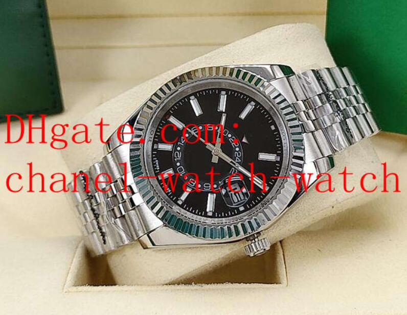 

3 Style 42mm GMT Workin Mens Automatic Mechanical Movement Watch Stainless Steel Bracelet 326934 326135 326933 Blue Dial Men's Wrist Watches, Customize