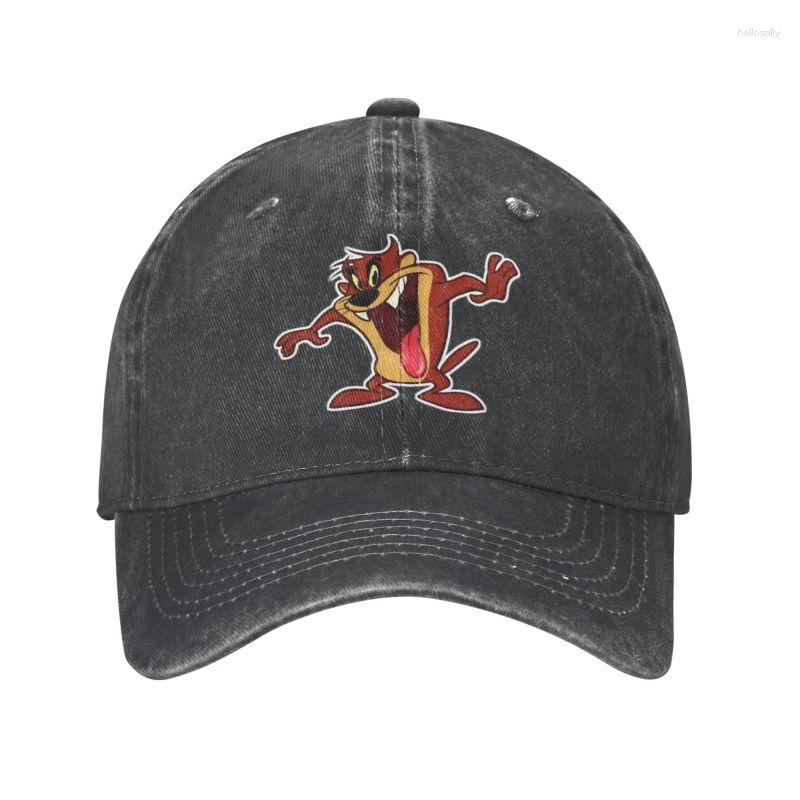 

Ball Caps Classic Unisex Cotton Tasmanian Devil Baseball Cap Adult Cartoon Taz Anime Wild And Crazy Adjustable Dad Hat Women Men Hip Hop, Black