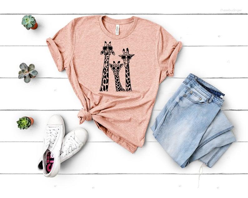 

Women's T Shirts Giraffe Funny Quotes Shirt Cotton Crewneck Short Sleeve Cute Fashion Top Tees For Women Ladies Plus Size Drop, Gray