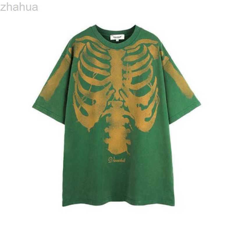 

Men's T-shirts Skeleton Graphic Grunge Y2k t Shirts Men Oversized Vintage Goic Cloes 2023 Summer Anime Streetwear Harajuku Cotton Tops Tees 277hz, Black