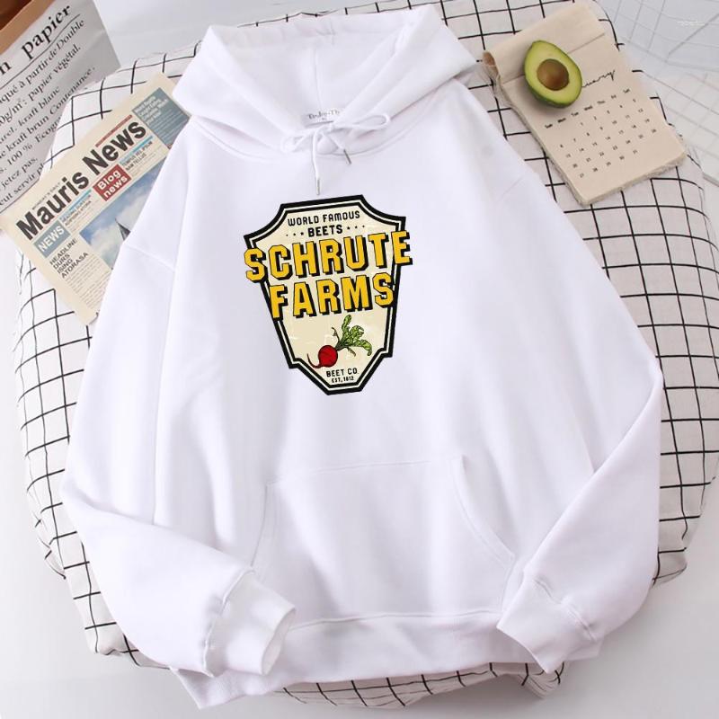 

Men' Hoodies World Famous Beets Schrute Farms Crop Mens Novelty Pocket Sweatshirt Soft Oversized Tops Sport Fleece Hoodie For Men, Beige