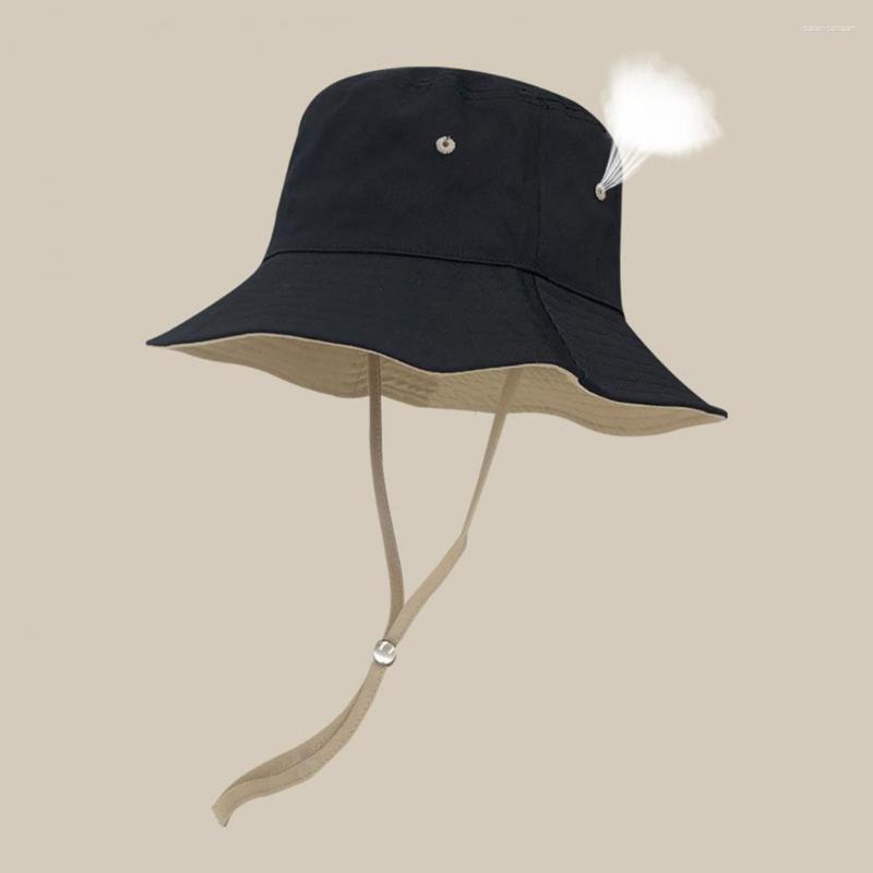 

Berets Stylish Summer Hat Plain Soft Beach Breathable Men Women Sun Cap, Black
