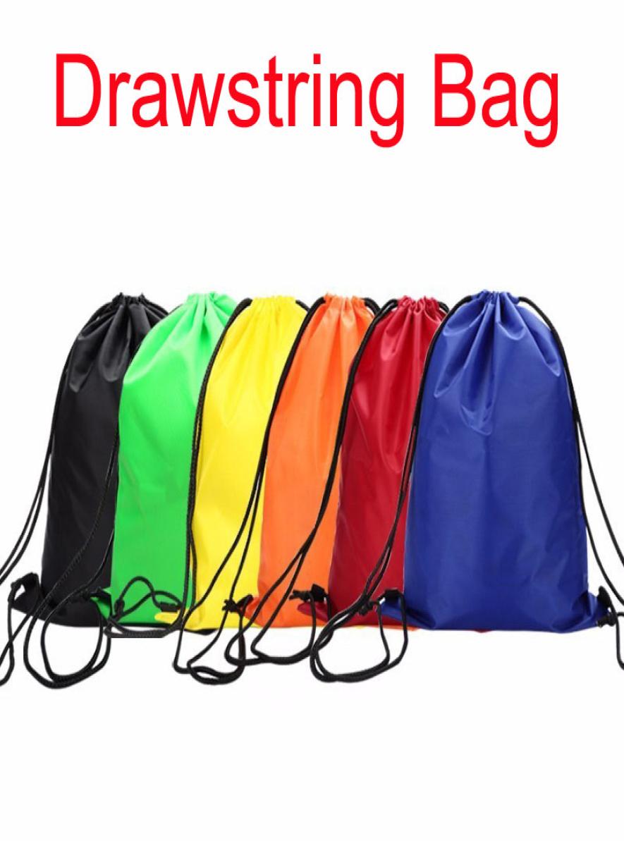 

Unisex Casual Oxford Waterproof Swimming Drawstring Bag Mix Colors Beach Bag Portable Big Capacity Solid Sport Backpack Storage Ba1515411, Red