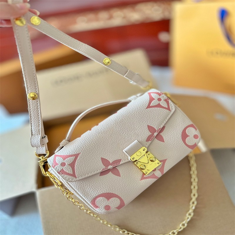 

2023 Designer Bag Classic Luxury Chain Bags Fashion Plaid Flower Brand Wallet Vintage Ladies PU Leather Handbag Shoulder Bag Dropshipping, Customize