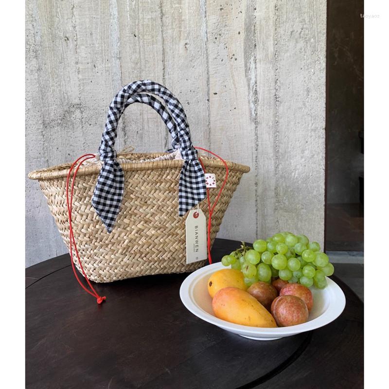

Evening Bags Straw For Women 2023 Summer Hand-Woven Rattan Bag Handmade Woven Purse Wicker Beach Bohemia Bali Handbag Bolsos Mimbre