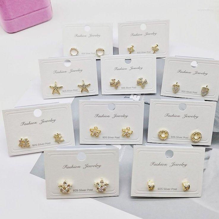 

Stud Earrings Korean S925 Silver Needle Small And Delicate Temperament Anti Allergy Fruit Cartoon