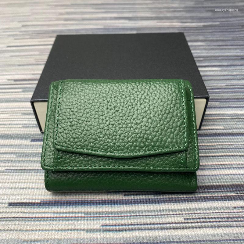 

Wallets Women's Wallet Made Of Leather Female Zipper Coin Purse Fashion Clutch Bag Top Luxury Neutral Genuine, Black
