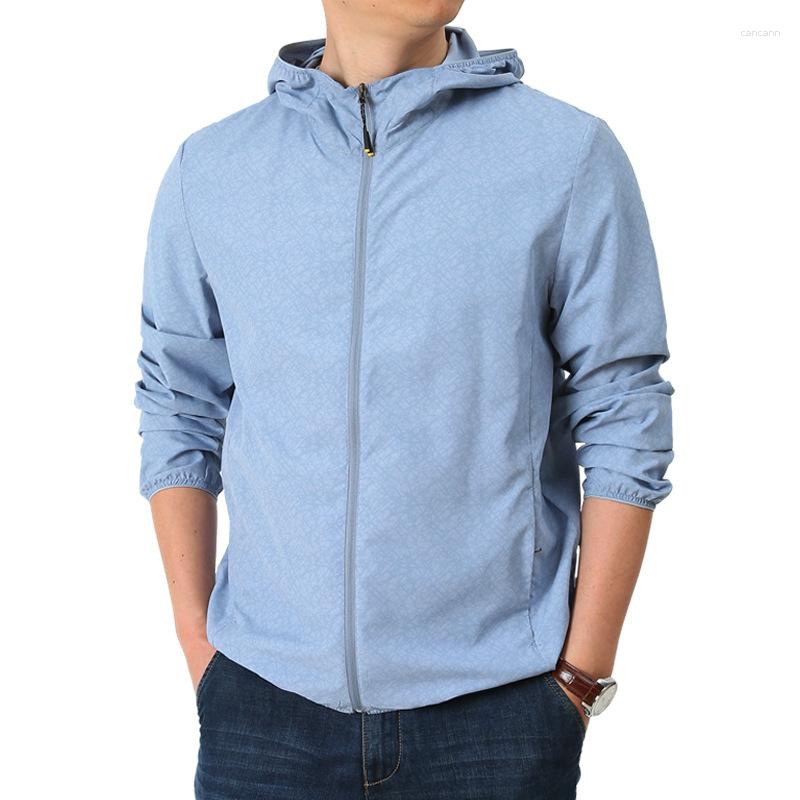 

Hunting Jackets Spring Summer Thin Hooded Windbreaker Jacket Men Outdoor Sun Protection Clothing Hiking Sports Coat Male Skin Clothes Large