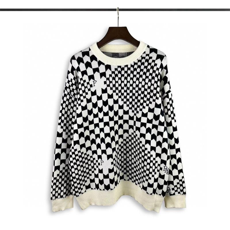 

Men Sweaters Long Sleeves Knitted Jumper hoodie letter embroidery sleeved round neck coat loose casual pullover fashion women sweatshirts S-XXL