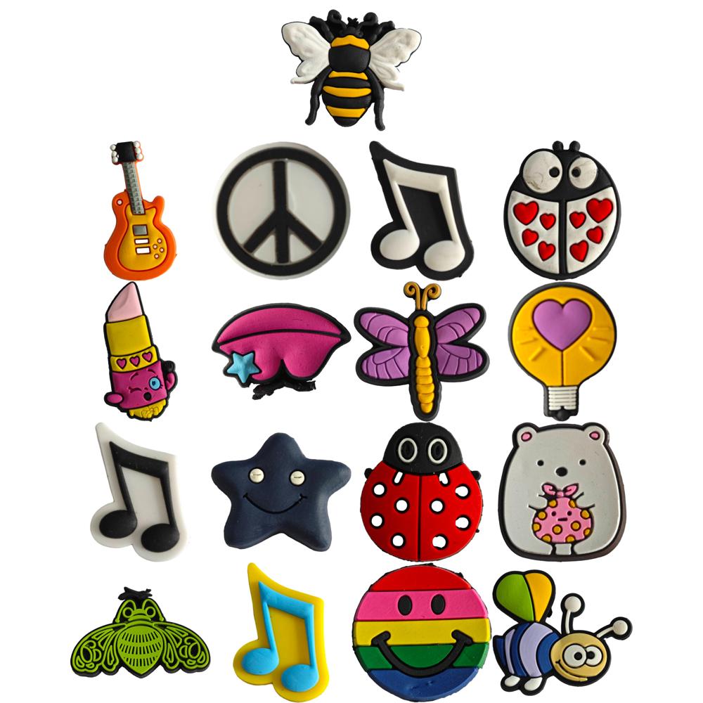 

Shoe Parts Accessories Cartoon Pattern Pink Clog Charms For Girls Women Aesthetic Decoration Clogs Slides Sandals Party Favors Drop D Otnel
