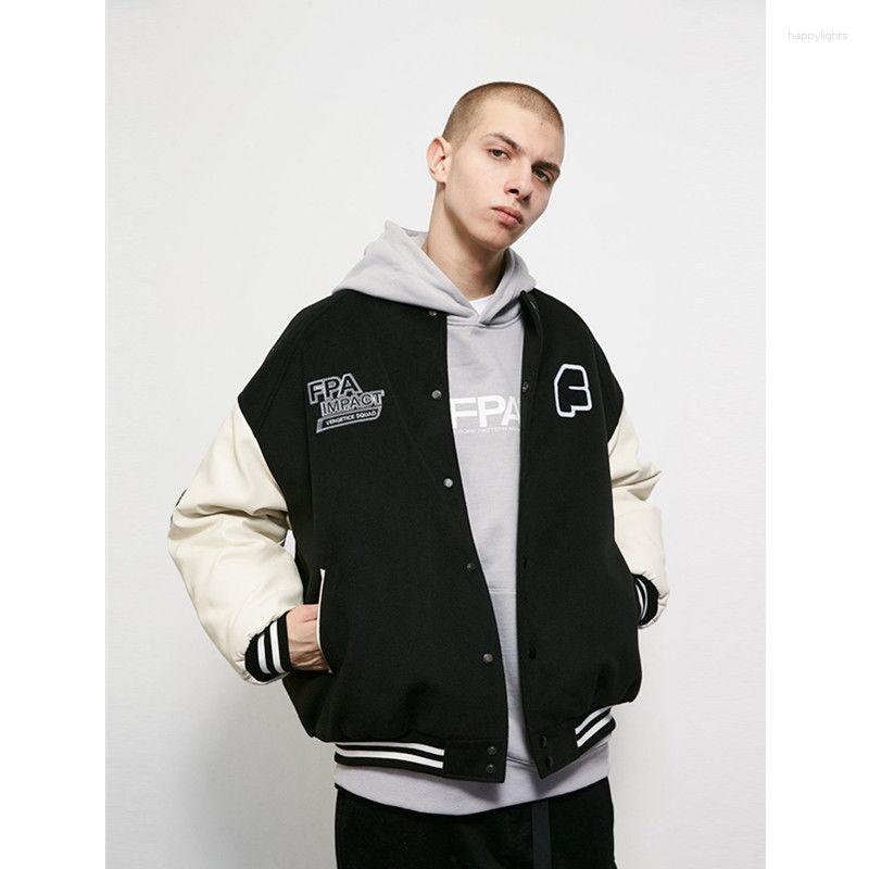 

Women's Jackets Women Coat Patchwork Printed Baseball Suit Couple Jacket Loose Fall 2023 Women's Autumn, Gray