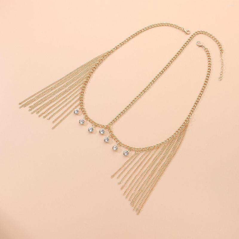 

Hair Clips Romantic Rhinestone Headbands Tassel Chain Shiny Headdress Eyebrow Bride Women Beach Party Accessories