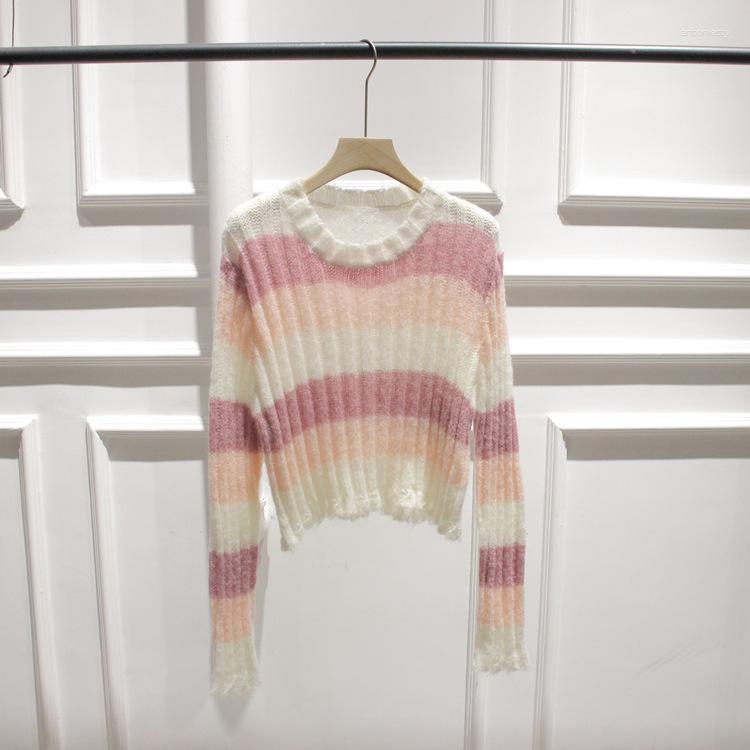

Women's Sweaters 2023 Spring Mohair Women Sweater Soft Bright Color, Green