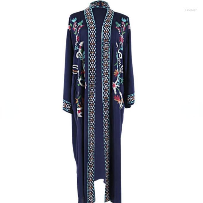 

Women's Blouses Embroidery Cardigans Women Summer Beach Sunscreen Long Shirts