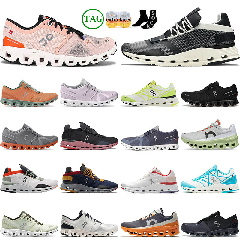 

On cloud Running Shoes women men Cloud swiss Casual Federer Sneakers workout and cross trainning black ash rust red designer clouds mens outdoor Sports size36-45, C29 cloud x 1 alloy grey blue 36-45