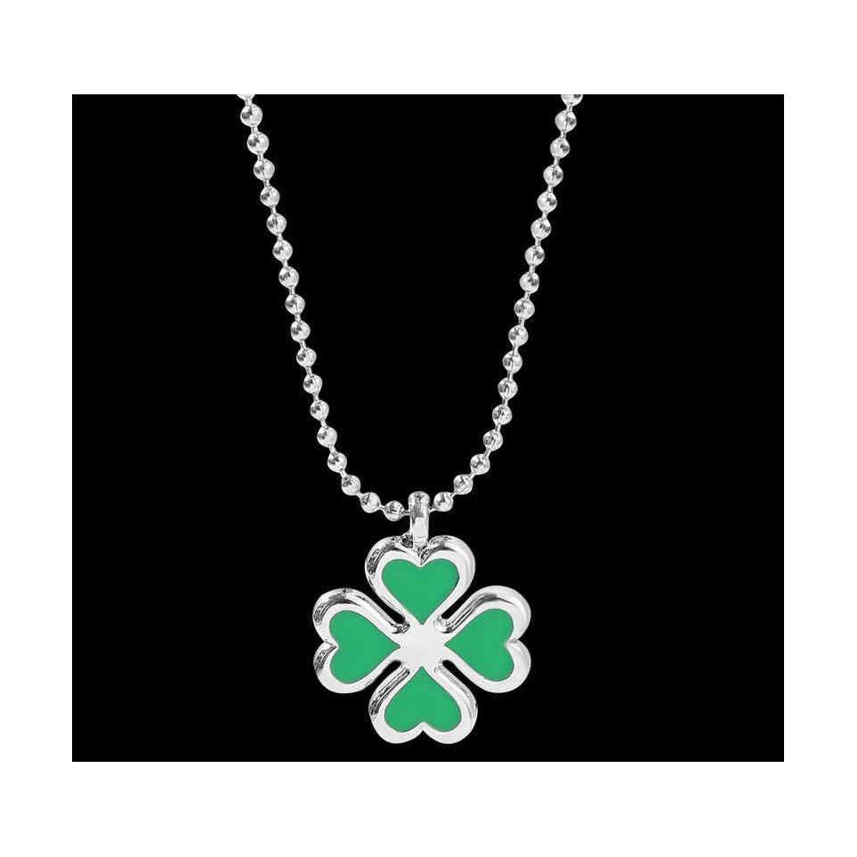 

Pendant Necklaces Woman Necklace Hinata Tachibana Same Style 4 Leaf Clover Tokyo Rs Enamel Cosplay Choker Dr Dhwgo