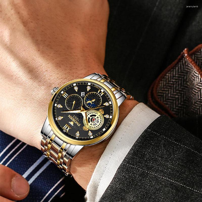 

Wristwatches Men's Large Dial Analog Quartz Watch, White