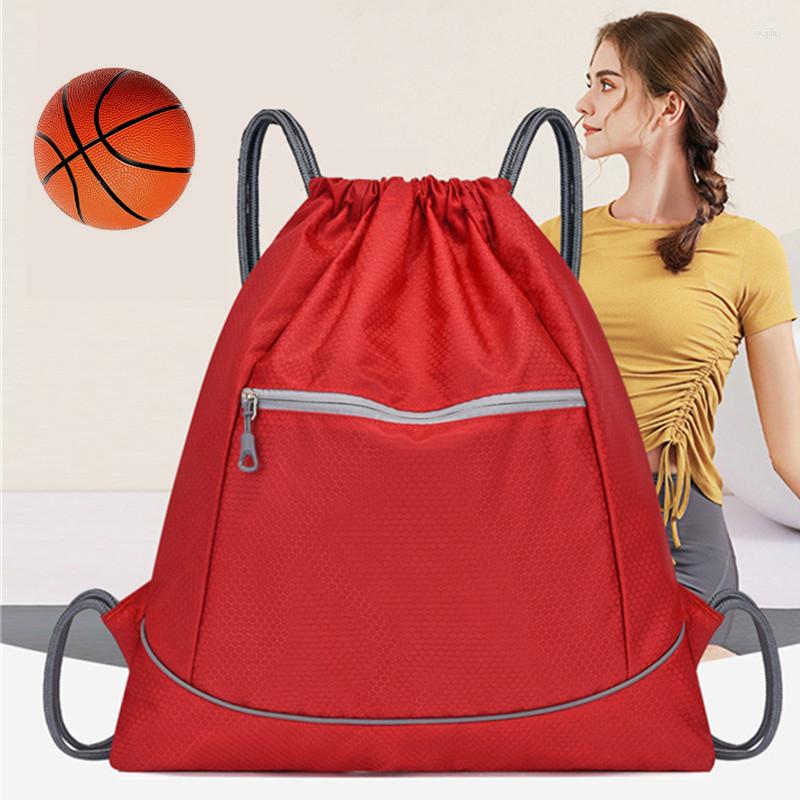 

Outdoor Bags Gym For Youth Women's Weekend Fitness Drawstring Basketball Packing Men's Travel Shoulder Bolsas Feminina Sports, Blue