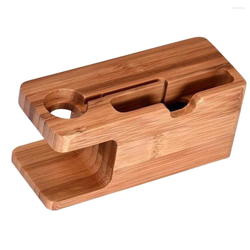 

Jewelry Pouches Wood Charging Stand Bracket Docking Station Cradle Holders