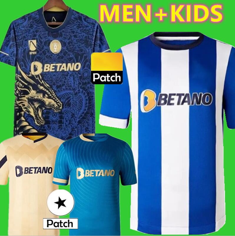 

23 24 FC Portos Soccer Jerseys Kids Kit Football Dragon Fans Player Version Training 2023 2024 Home Away 130 Years Anniversary CAMPEOES PEPE OLIVEIRA MEHDI LUIS DIAZ, 22/23