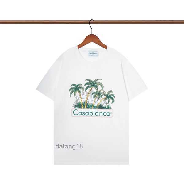 

Casablanca Men t Shirts Designer Shirt Causal Breathable Tees Letter Printing Clothes Us Size S-2xl 6 HPOL, Casa-99
