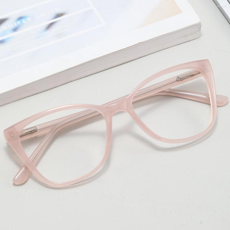 

Sunglasses College Bright Pink Anti-Blue Light PC Material Flat Mirror