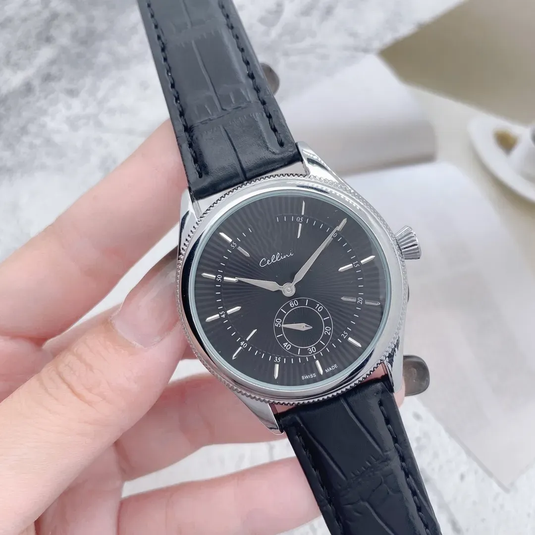 

High quality mens watches quartz movement pilot watch all dial work chronometre wristwatch leather strap stainless steel case waterproof clock montre de luxe, Choose