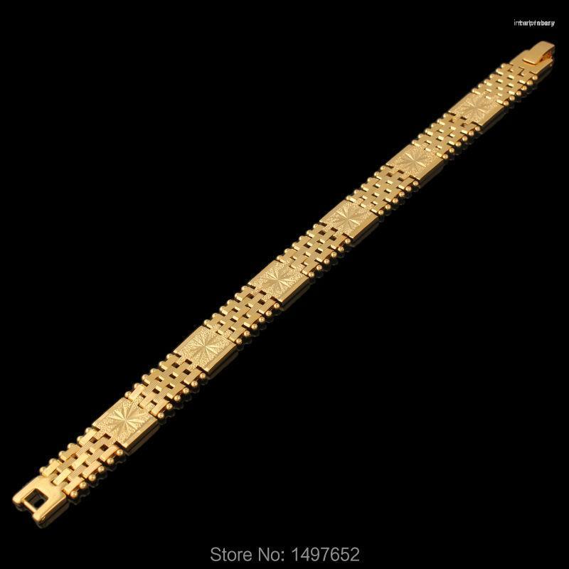 

Link Bracelets Classic Women&Men Bracelet Gold Plate Fashion Jewelry Wholesale