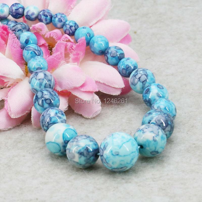 

Chains Crafts Tower Necklace Chain Semi-precious Stone Riverstones Rain Flower Rainbow Ornaments 6-14mm Jewelry Making 18inch