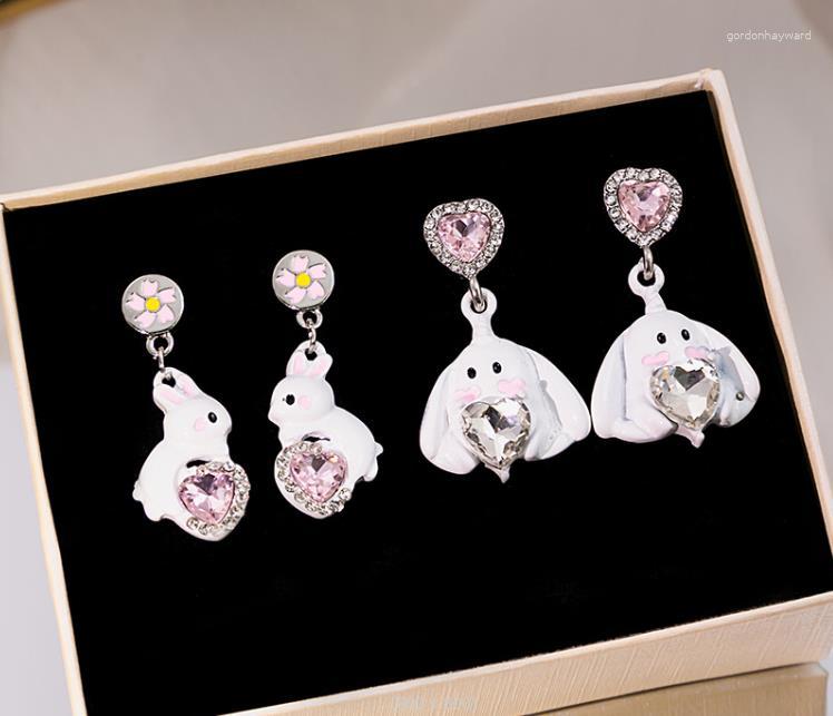 

Dangle Earrings Wholesale Of Love Pure Cute Dropped Ear Sweet Flower Jewelry For Women