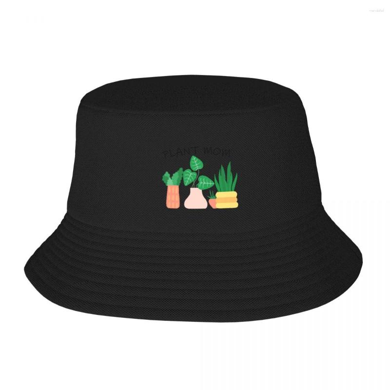 

Berets Plant MOM -Cute Plants Bucket Hat Sports Caps Hood Trucker Men Golf Wear Women's, Black