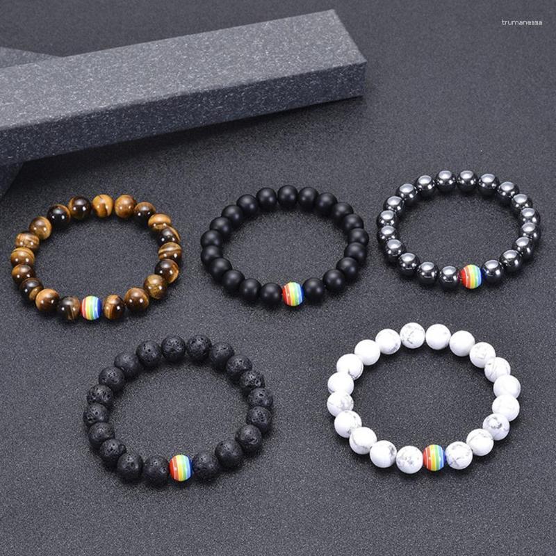 

Bangle Charming Compact Multicolor Stone Stretchy Bracelet Fashion Jewelry Raym22
