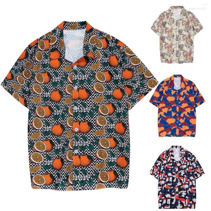 

Men' T Shirts Men' N Mens Printing Pocket Buckle Lapel Short Sleeve Shirt Athletic Men Summer, Blue