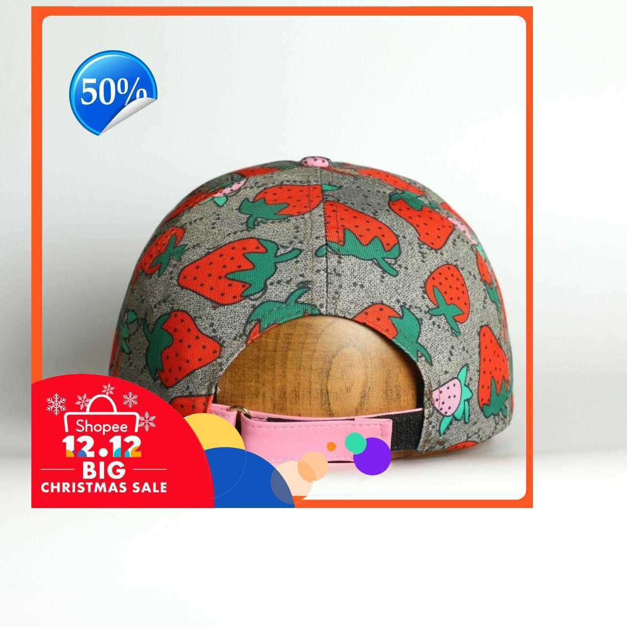 

81ity strawberry baseball caps man's cotton cactus classic letter Ball caps summer women sun hats outdoor adjustable Snapback Cap girl's cute visor2222283, Cl.1