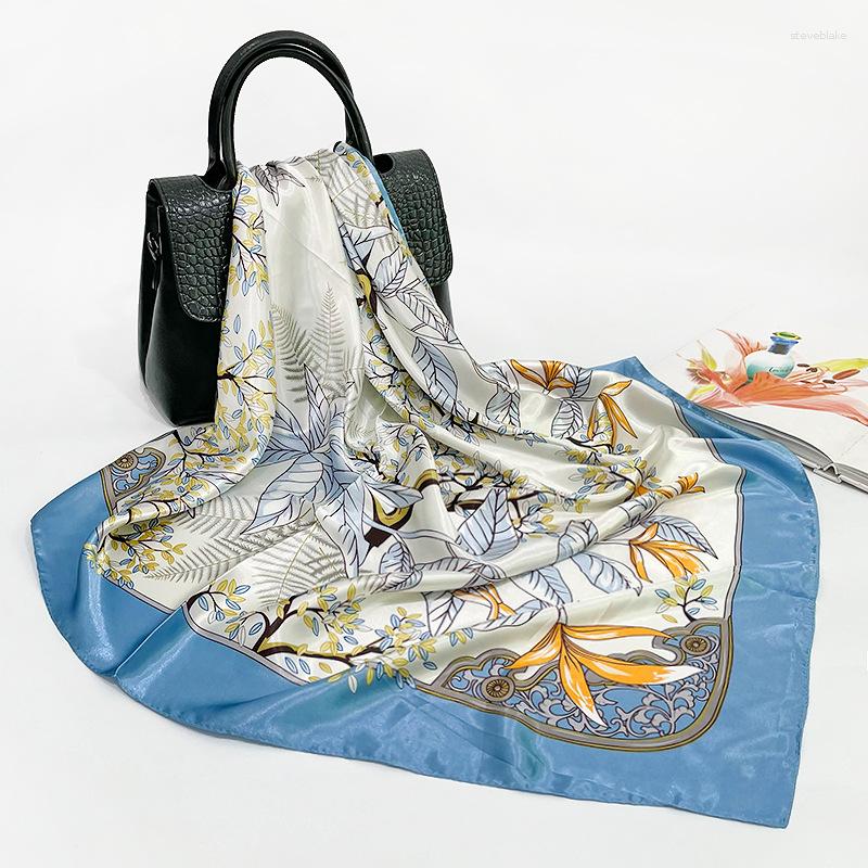 

Scarves Scarf Silk Satin Women Summer Square Small Bag Wrap Bohemian Retro Ladies Muslim Islamic Kerchief HeadBand Hats