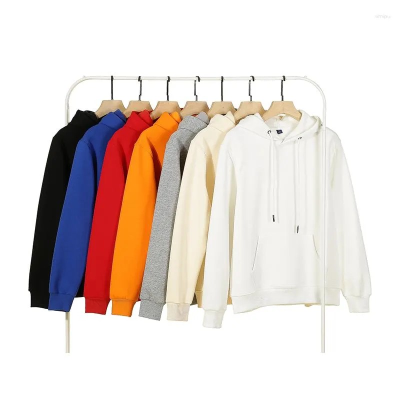 

Men's Hoodies Hoodie Men 500g Fleece Thicken Loose Solid Unisex Oversized Basic Autumn Winter Warm Women Sweatshirts Hooded, Hooded 3