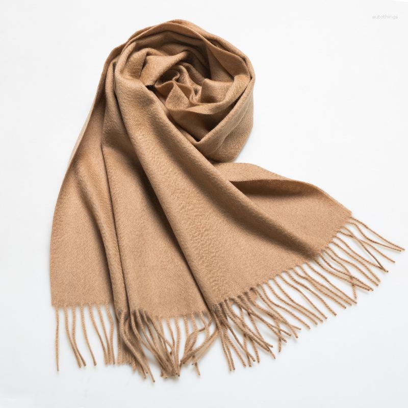

Scarves Water Ripple Pure Cashmere Scarf Men's And Women's Autumn Winter Shawls