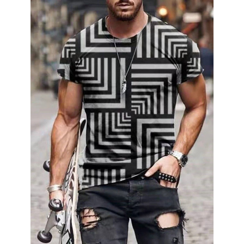 

Summer T-shirts for Mens Fashion Tees Men Printing Shorts Sleeve Tops Streetwear Casual Street Style Clothing 7 Colors, 10