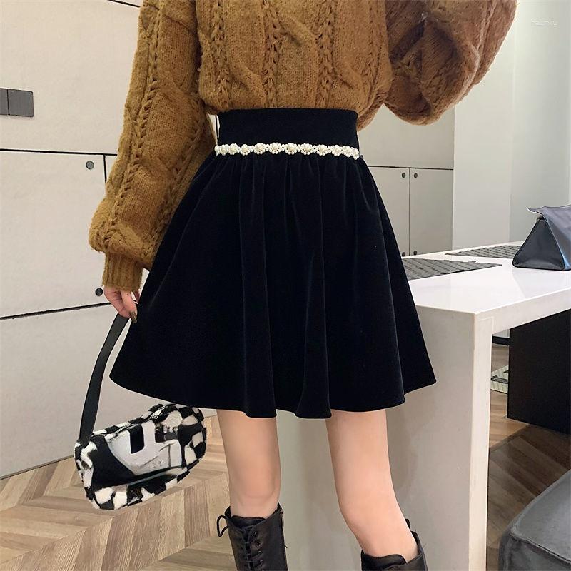 

Skirts Black Mini Skirt Summer A Line For Women Girl Korean Fashion Sexy Clothes Short Clothing Y2k Kawaii Pleated 2023
